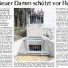 Zeitungsbericht "Der Neue Tag" - Einlaufbauwerk